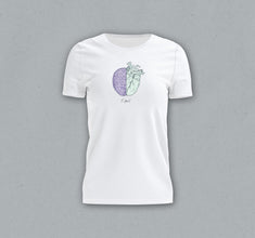 Heart Brain Consciousness - T shirts (Ladies)