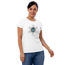 Load image into Gallery viewer, Metatrons Cube Time Tesseract - T shirts (Womens)
